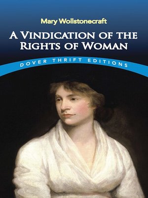A Vindication of the Rights of Woman - ebook